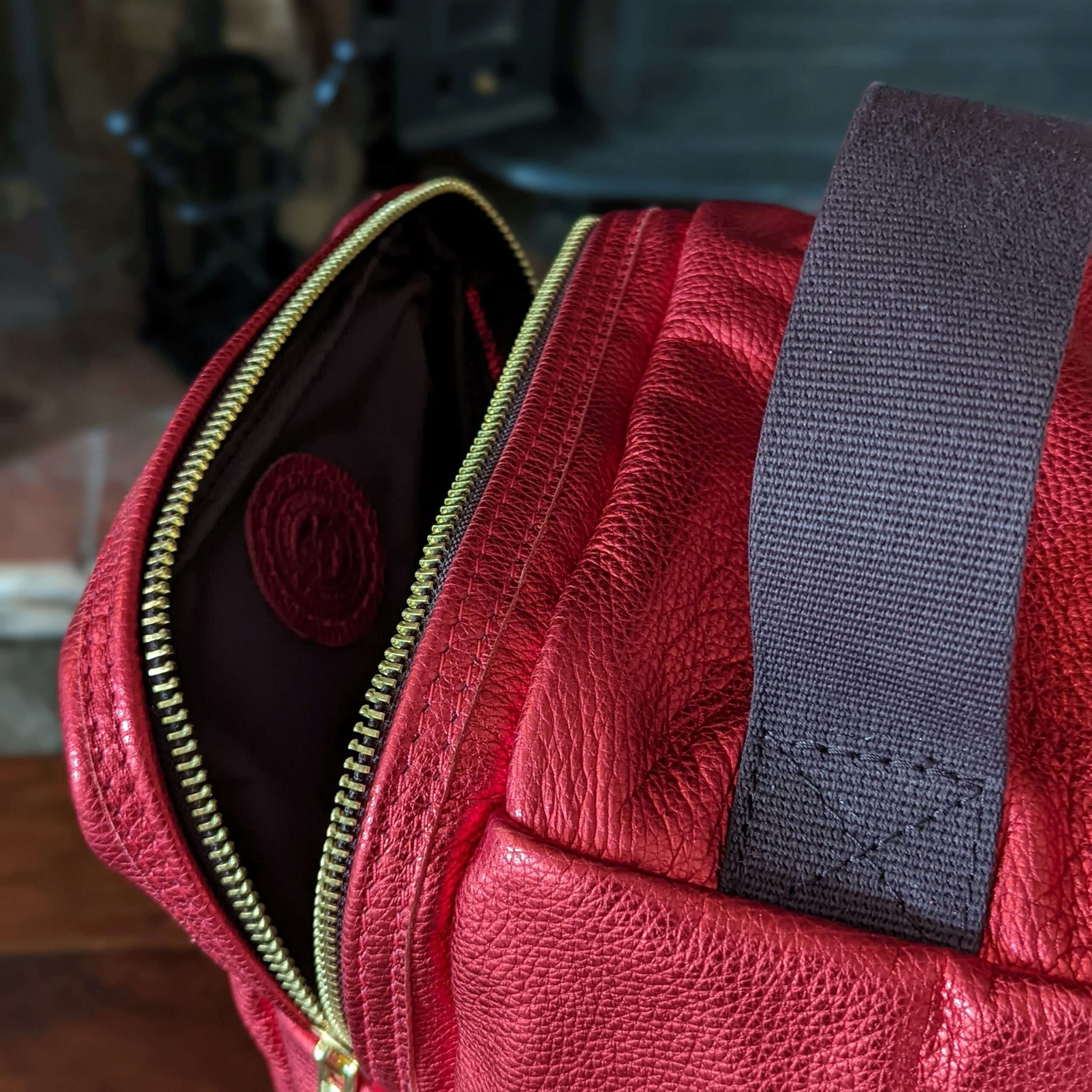 Product 102-1524-3 - Adult Boot Bag - Ruby - Rear Pocket