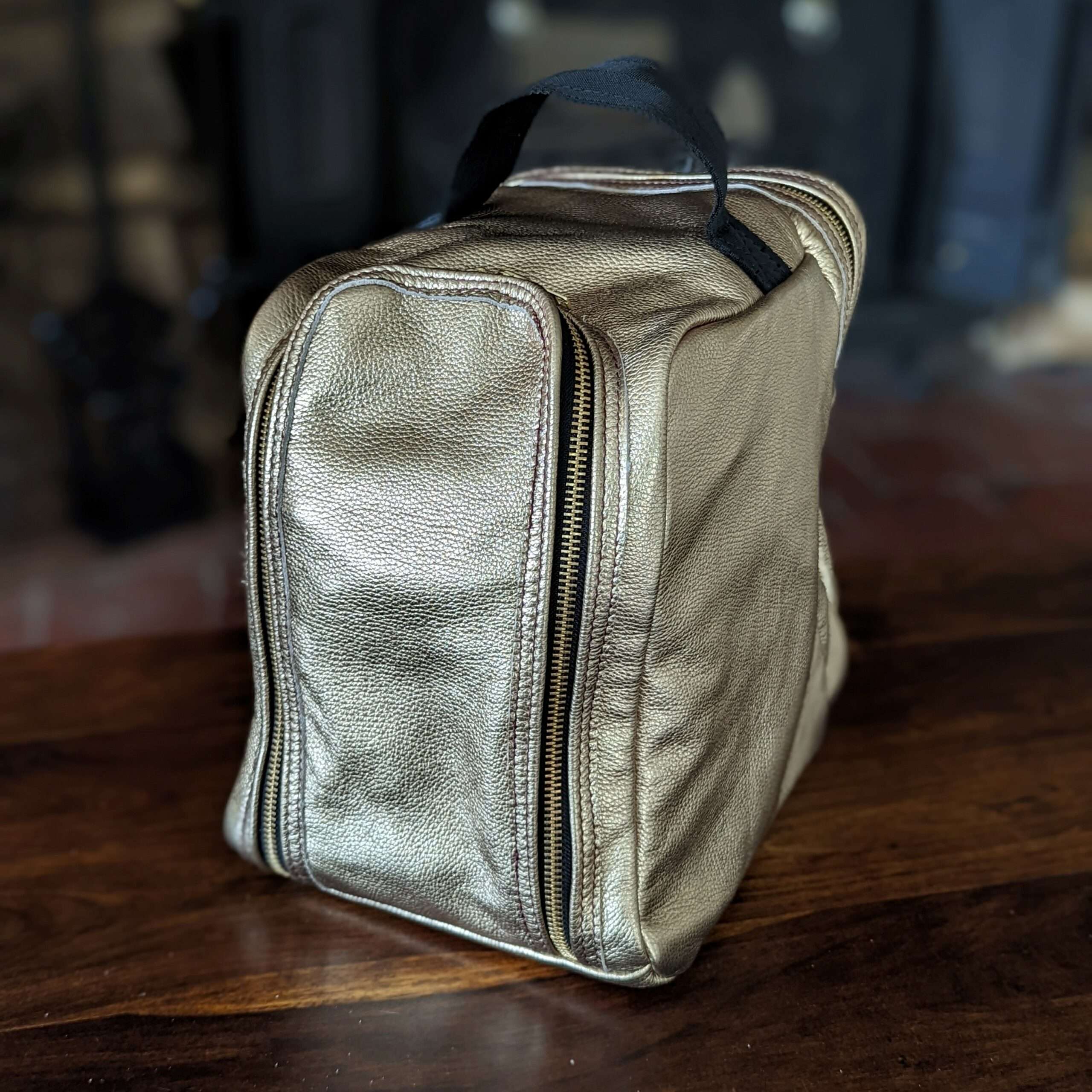 Product 102-1535-1 - Low Boot Bag - Gold - Exterior