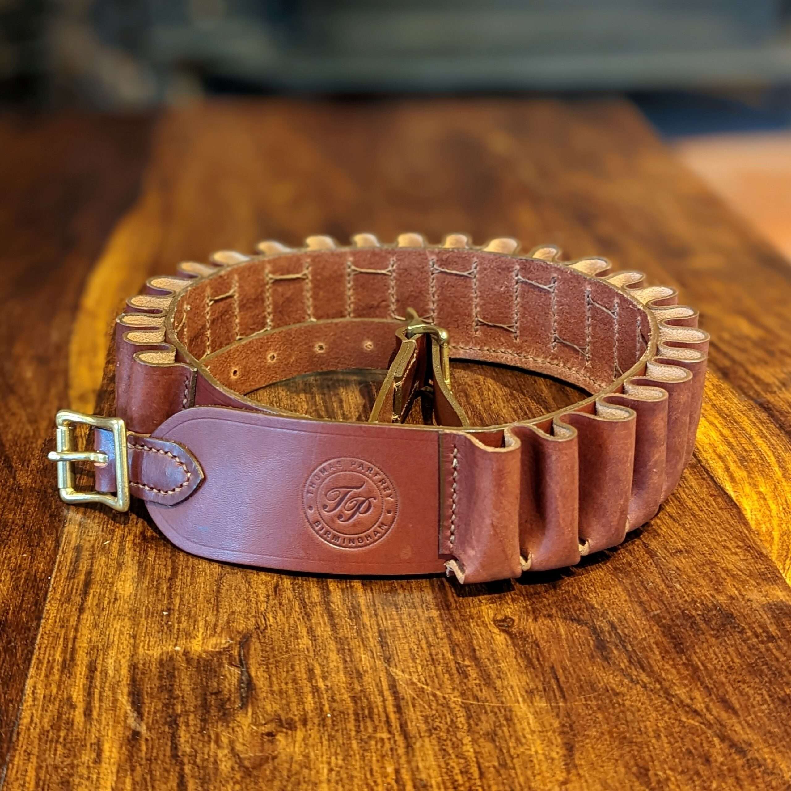 Product 104-1001-2 - Cartridge Belt 12g - Dakota Papaya- Interior