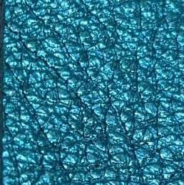 Metallic Blue Leather
